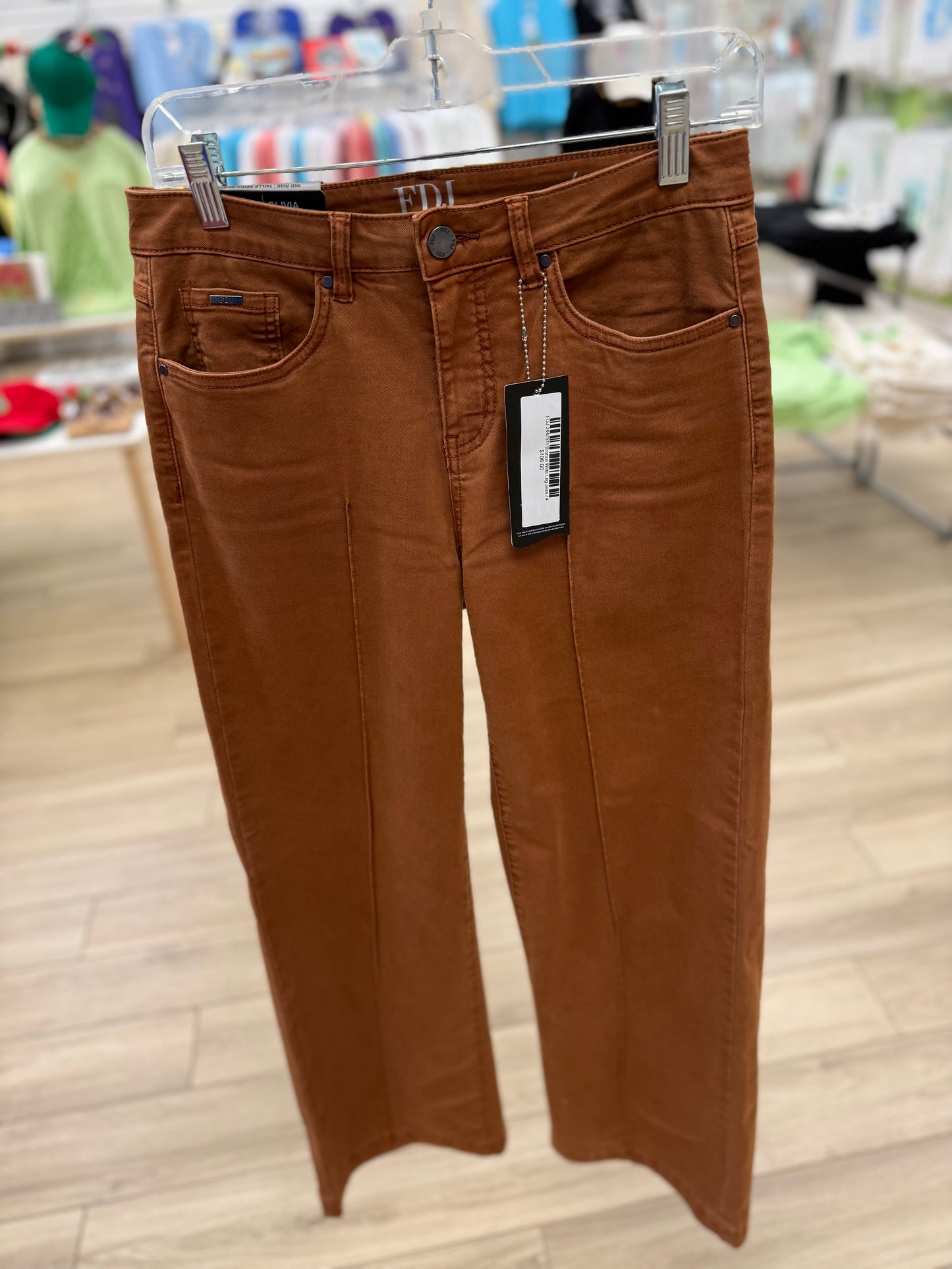 FDJ 2447511 Bronze Wide Leg Jean