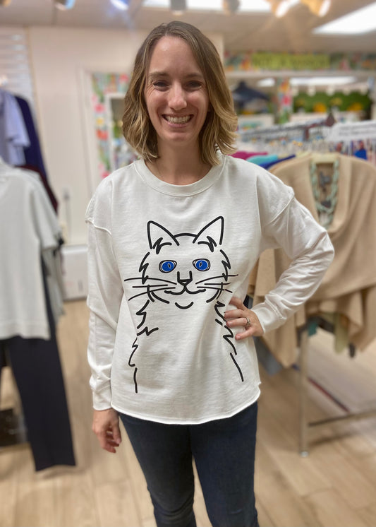 Marushka DSC Cat Eyes Sweatshirt