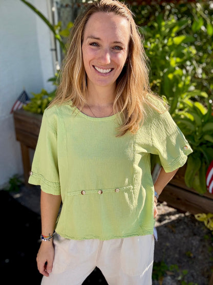Cottonways Kira One Size Button Top