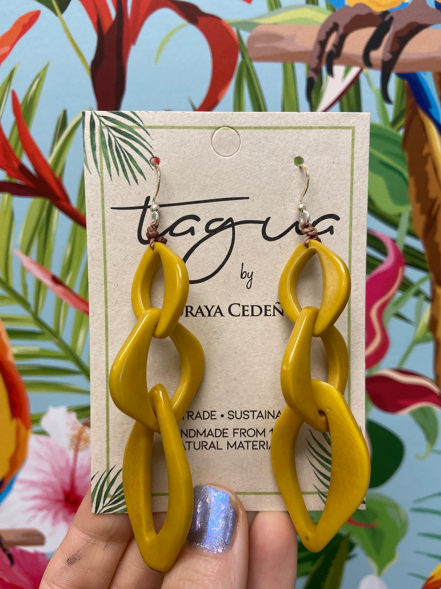 Tagua Pame Earring