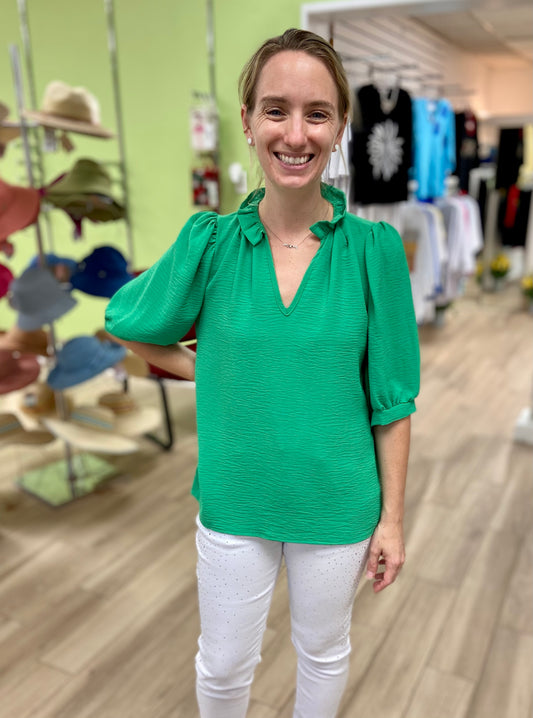 Pixi + Ivy Puff Sleeve Top