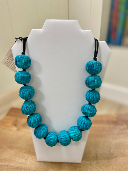 Belart Woven Spheres Necklace