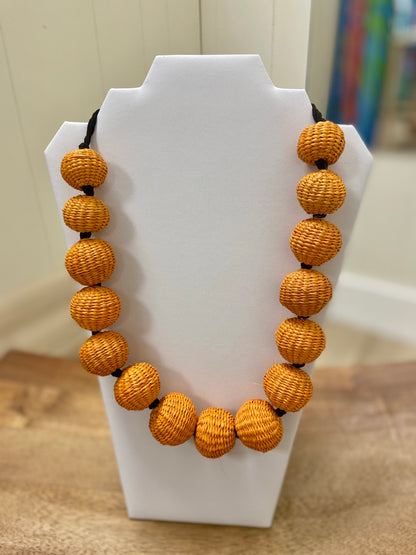 Belart Woven Spheres Necklace