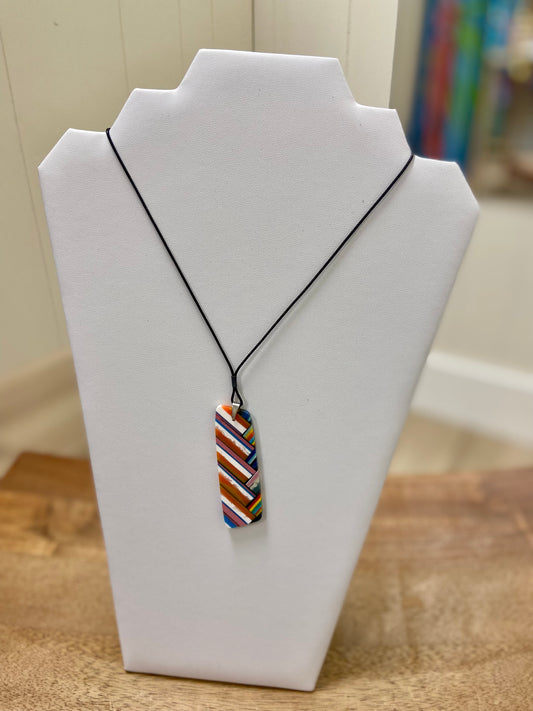 Belart Resin Mosaic Necklace