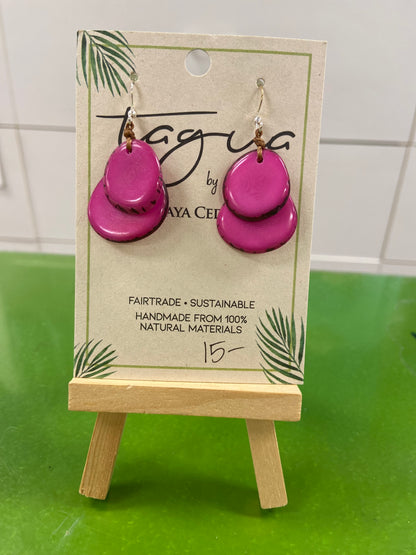 Tagua Fiesta Earring