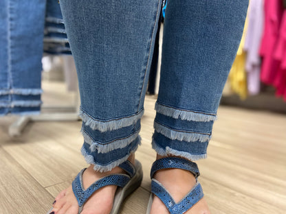 Multiples 13707PM Fringe Jeans
