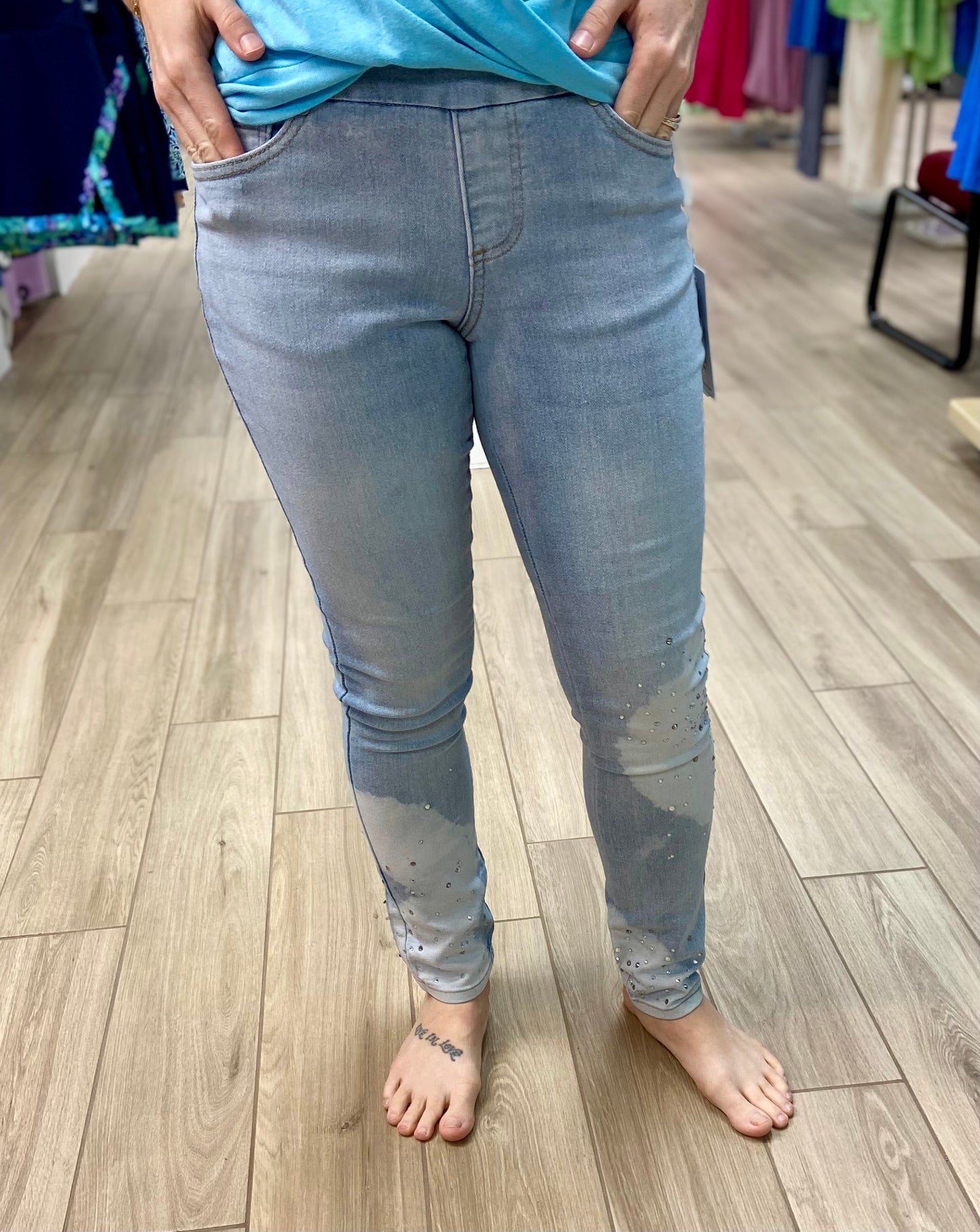 GG JeansGG931BB-AN Bleach Sparkle Jean