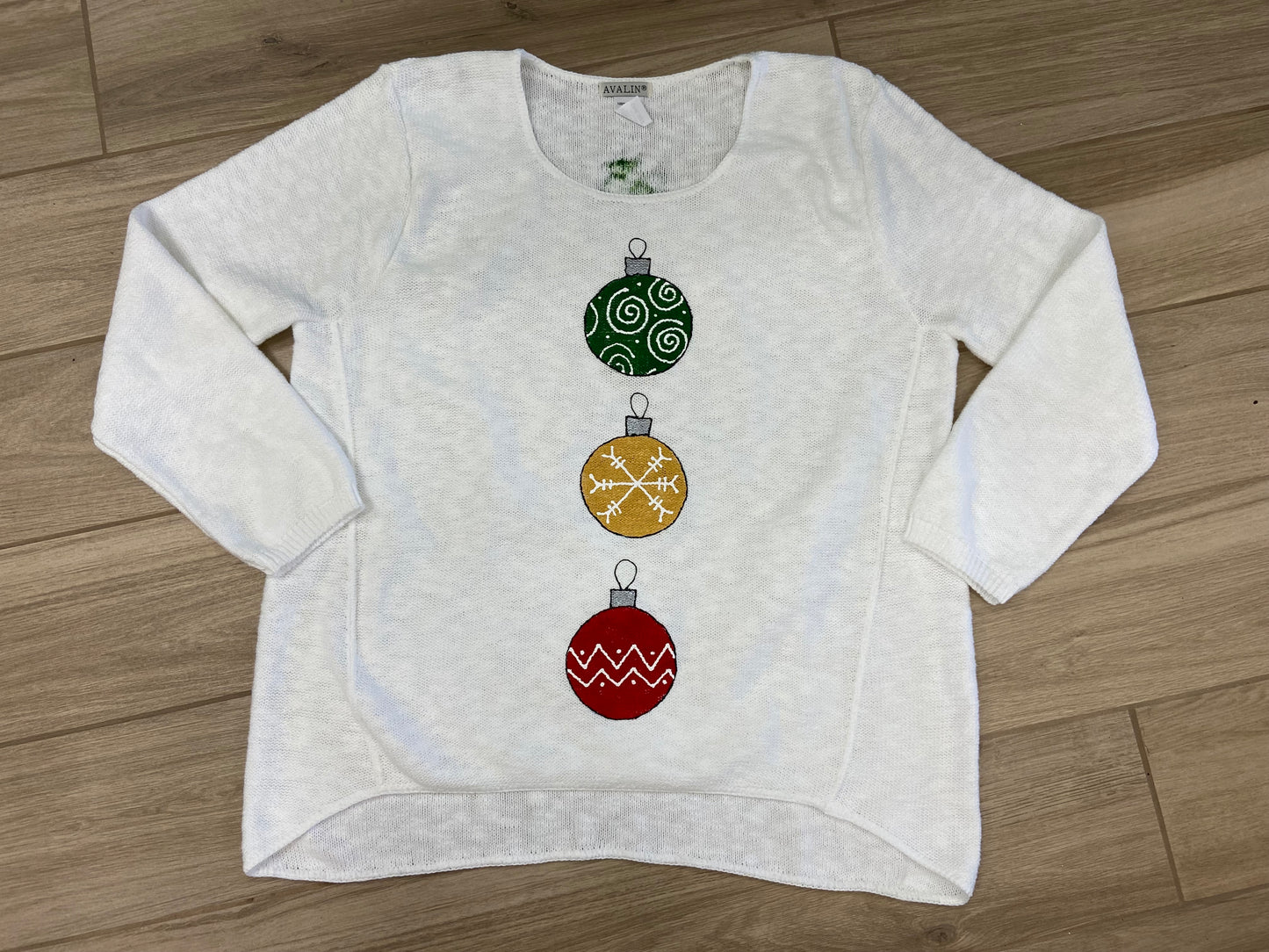 MoMo Sweater - Holiday Ornaments