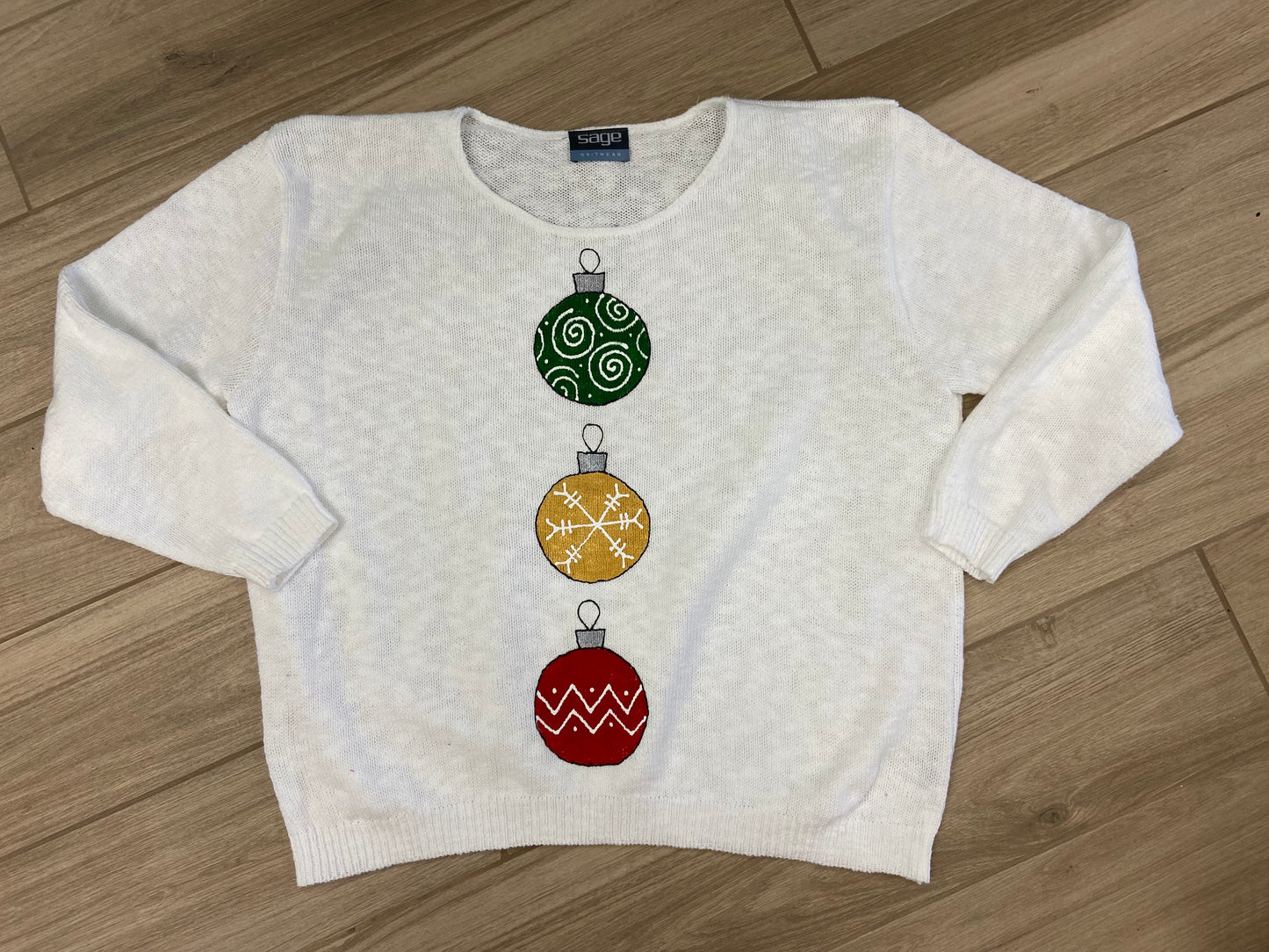 MoMo Sweater - Holiday Ornaments