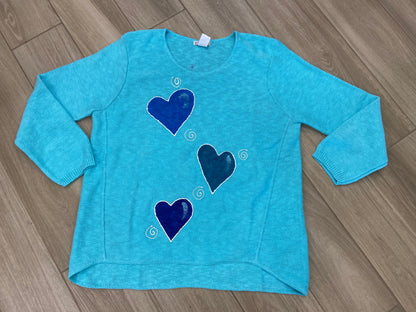 MoMo Sweater - Swirl Hearts