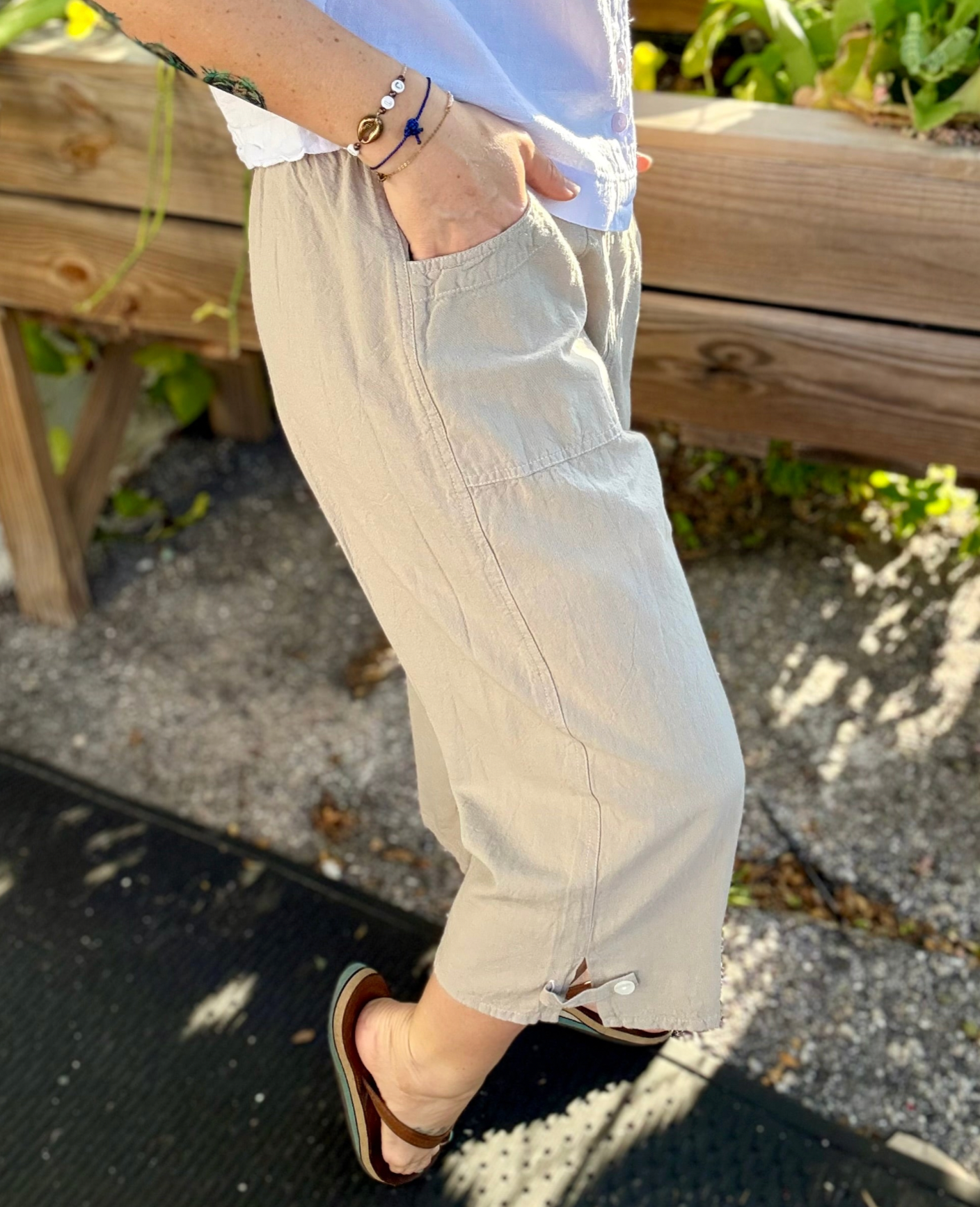 Maya Jones M1423 Cotton Capri