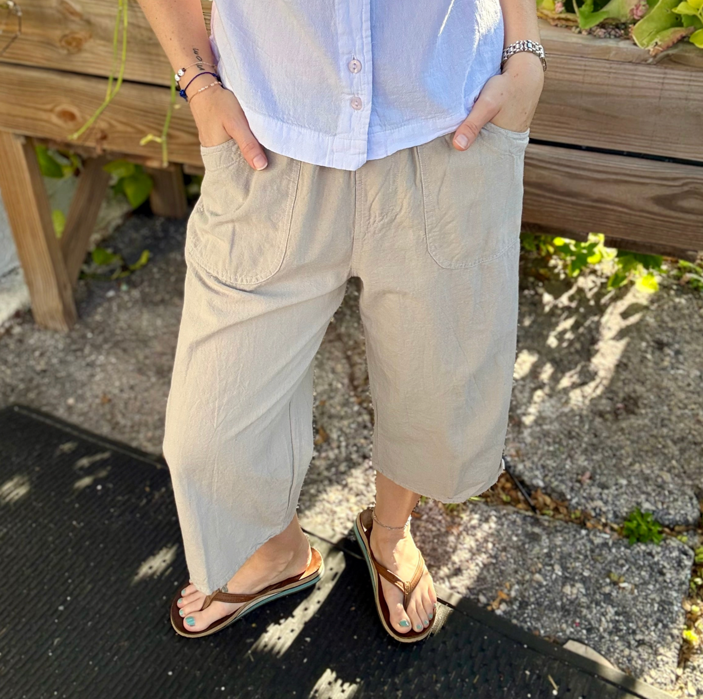 Maya Jones M1423 Cotton Capri