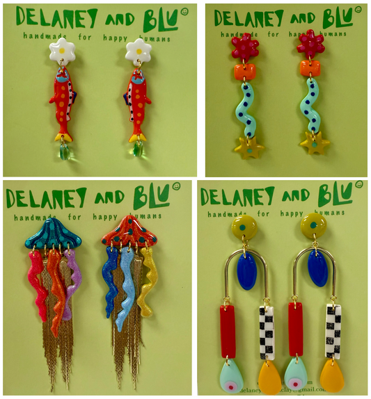 Delaney & Blue Earrings