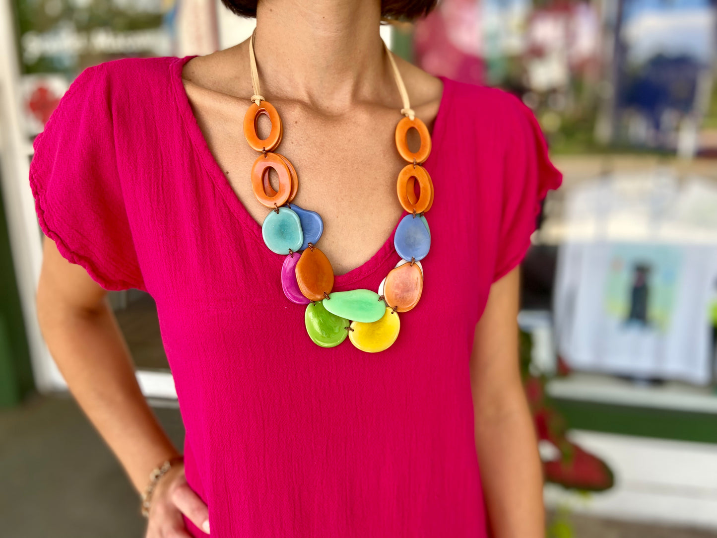 Tagua Africa Necklace