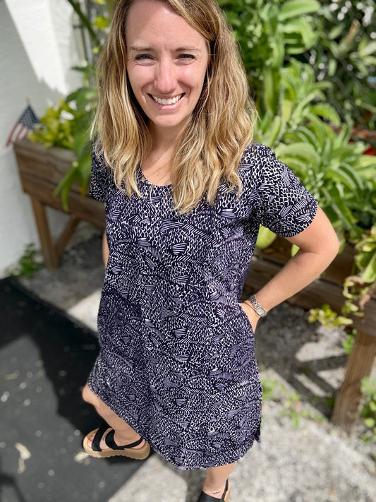 Rum Reggae Batik T-Shirt Dress