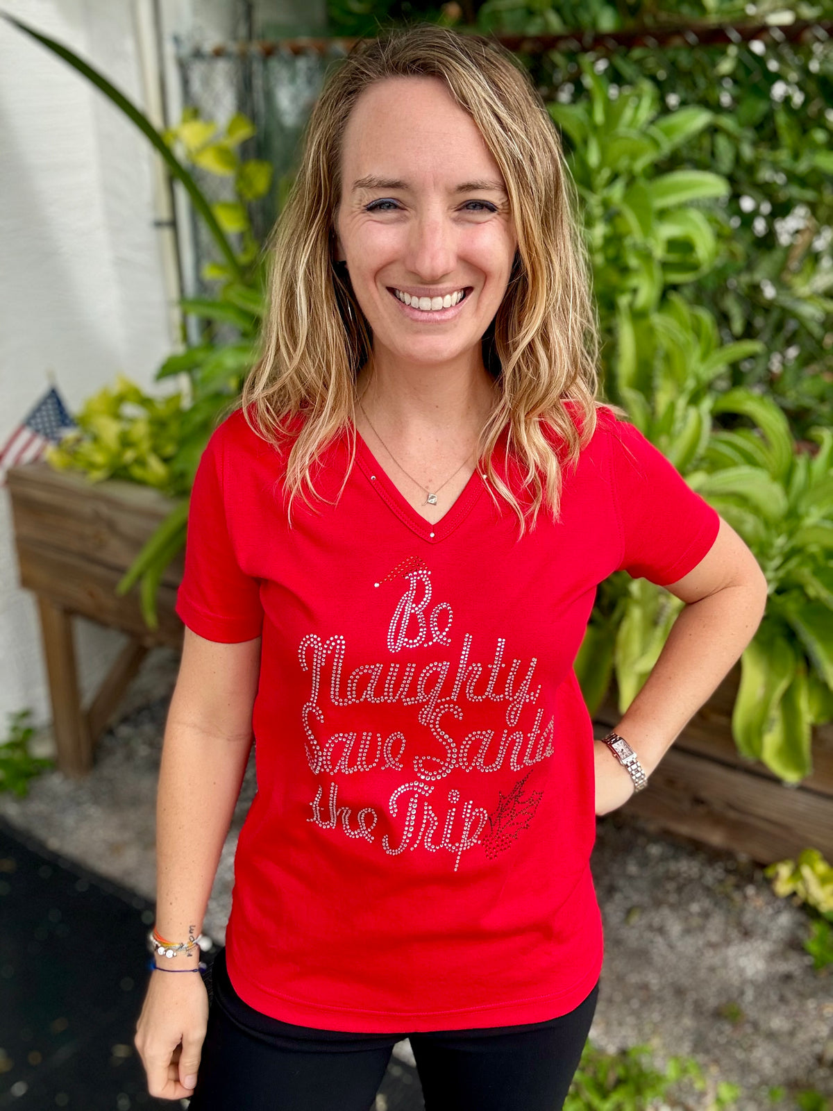 Get Lucky Be Naughty Sparkle Top