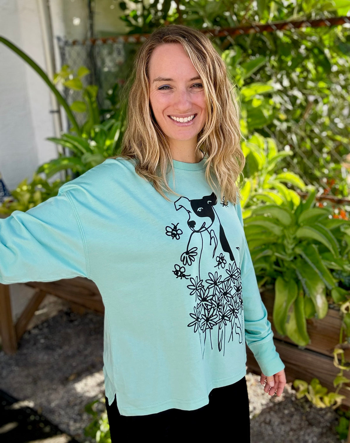 Marushka Dog Flower Top