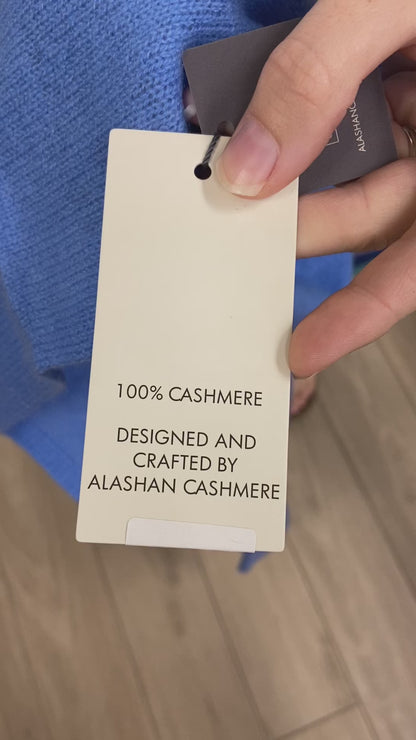 Alashan LSC833 Cotton & Cashmere Tassel Poncho Topper