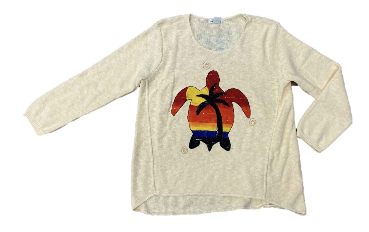 MoMo Sweater - Sunset Turtle