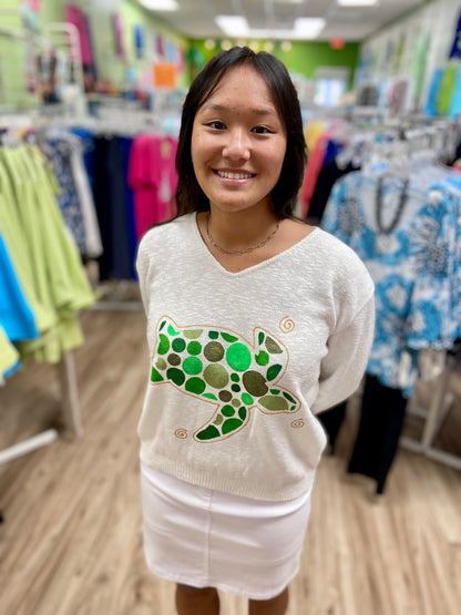 MoMo Sweater - Turtle Dots