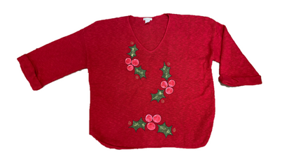MoMo Sweater - Holly Holiday