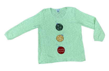 MoMo Sweater - Holiday Ornaments