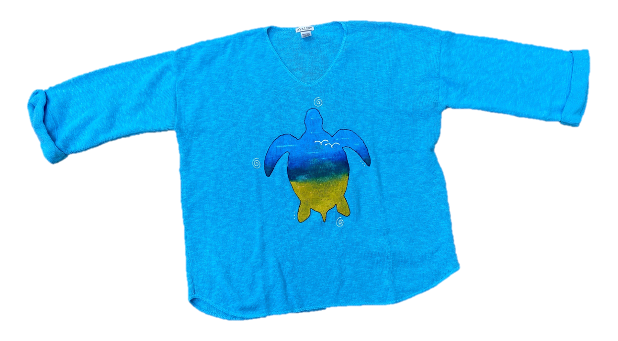 MoMo Sweater - Beach Turtle