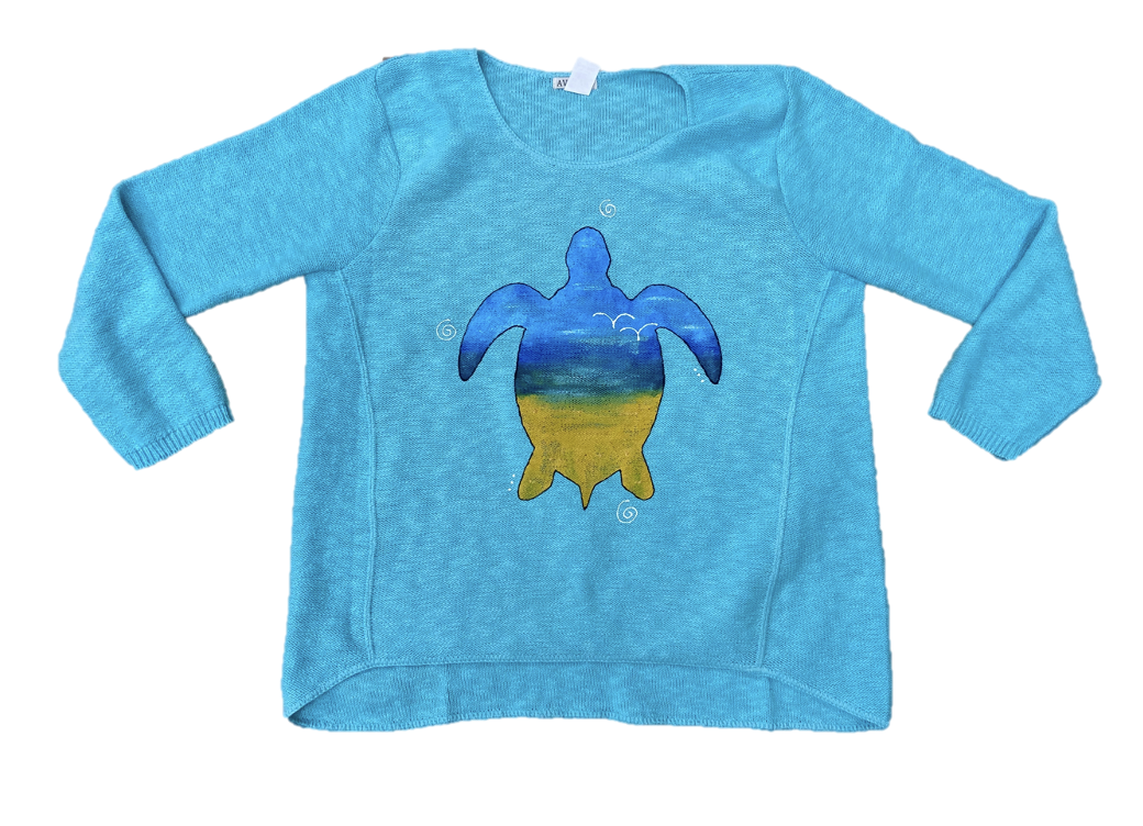 MoMo Sweater - Beach Turtle
